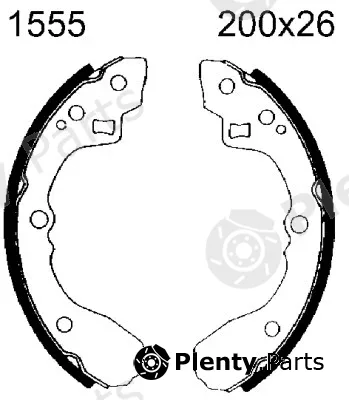 BSF 01555 — Brake Shoe Set