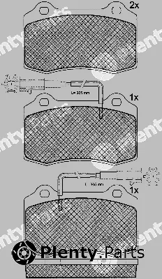 BSF 10769 — Brake Pad Set, disc brake