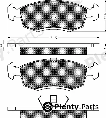 BSF 10211 — Brake Pad Set, disc brake
