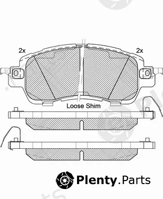 BSF 20158 — Brake Pad Set, disc brake