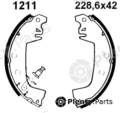 BSF 01211 — Brake Shoe Set