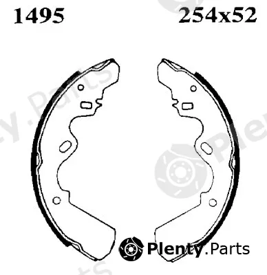 BSF 01495 — Brake Shoe Set
