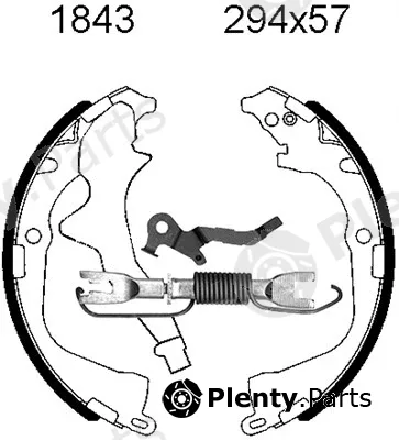 BSF 06654X — Brake Shoe Set SUPER-KIT� + AJUSTADOR