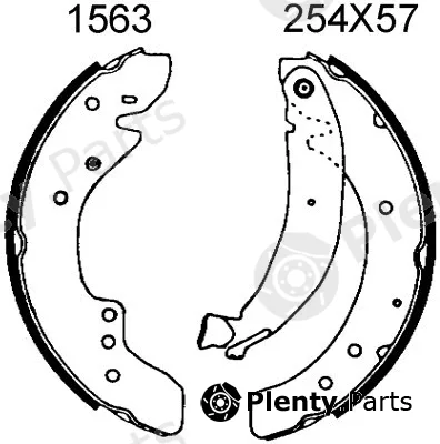 BSF 07288 — Brake Shoe Set TOP-KIT�