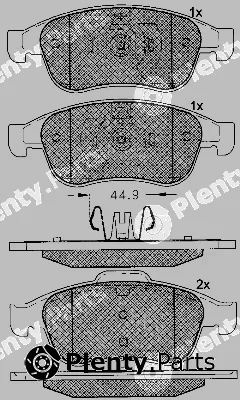 BSF 10940 — Brake Pad Set, disc brake