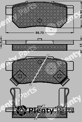 BSF 10471 — Brake Pad Set, disc brake