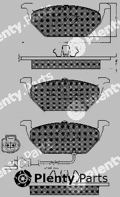 BSF 10539 — Brake Pad Set, disc brake