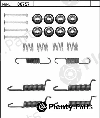 BSF 00758 — Accessory Kit, parking brake shoes