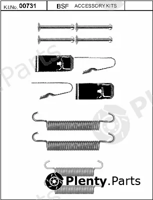 BSF 00731 — Accessory Kit, parking brake shoes