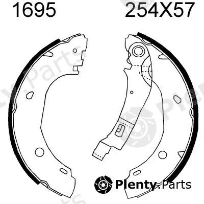 BSF 06454 — Brake Shoe Set SUPER-KIT�