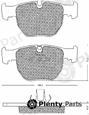 BSF 10409 — Brake Pad Set, disc brake