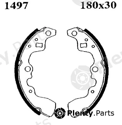 BSF 01497 — Brake Shoe Set