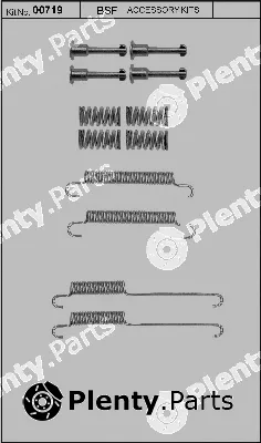 BSF 00719 — Accessory Kit, parking brake shoes