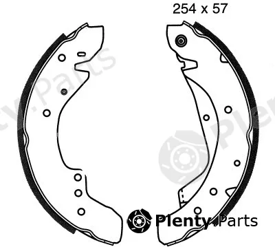 BSF 01590 — Brake Shoe Set