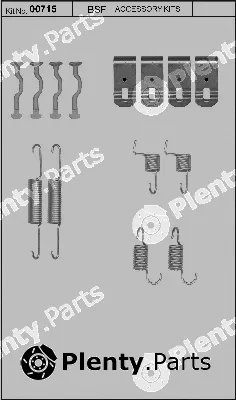 BSF 00715 — Accessory Kit, parking brake shoes