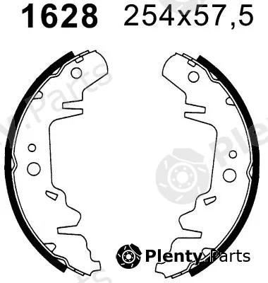 BSF 01628 — Brake Shoe Set