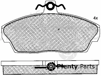 BSF 10944 — Brake Pad Set, disc brake