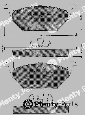 BSF 10532 — Brake Pad Set, disc brake