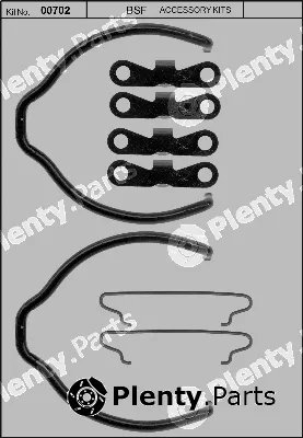 BSF 00702 — Accessory Kit, parking brake shoes