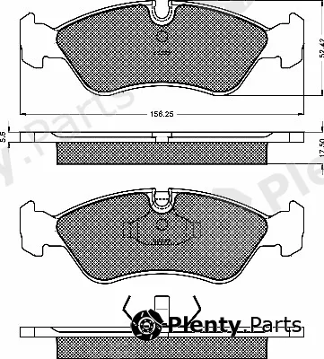 BSF 10142 — Brake Pad Set, disc brake