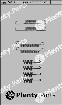 BSF 00710 — Accessory Kit, parking brake shoes