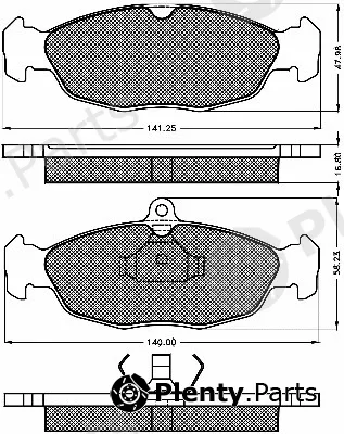 BSF 10345 — Brake Pad Set, disc brake