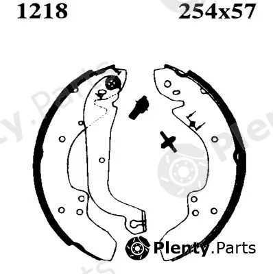 BSF 01218 — Brake Shoe Set