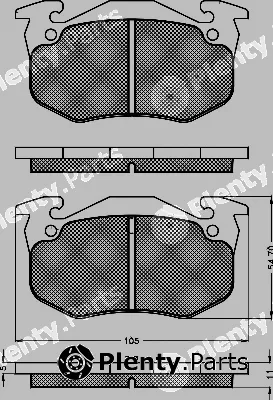 BSF 10456 — Brake Pad Set, disc brake
