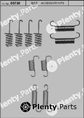 BSF 00730 — Accessory Kit, parking brake shoes