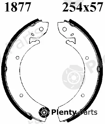 BSF 01877 — Brake Shoe Set
