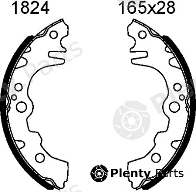 BSF 01824 — Brake Shoe Set