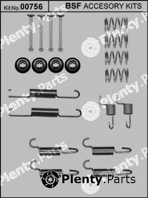 BSF 00756 — Accessory Kit, parking brake shoes