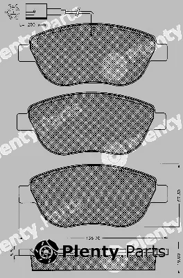 BSF 10568 — Brake Pad Set, disc brake