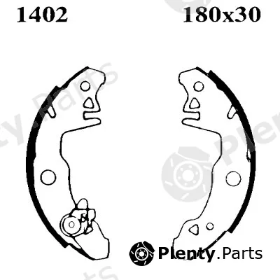 BSF 01402 — Brake Shoe Set
