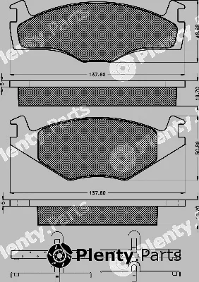 BSF 10214 — Brake Pad Set, disc brake
