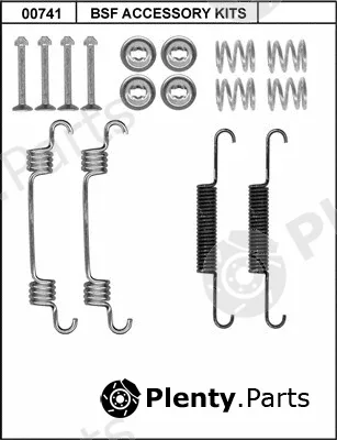 BSF 00741 — Accessory Kit, parking brake shoes