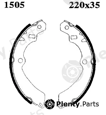 BSF 01505 — Brake Shoe Set