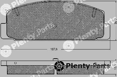 BSF 10746 — Brake Pad Set, disc brake