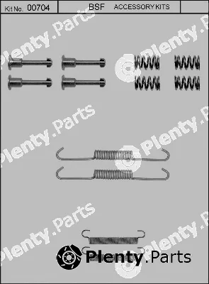 BSF 00704 — Accessory Kit, parking brake shoes