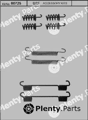 BSF 00725 — Accessory Kit, parking brake shoes