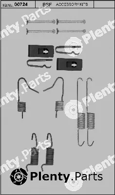 BSF 00724 — Accessory Kit, parking brake shoes
