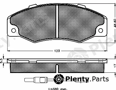 BSF 10185 — Brake Pad Set, disc brake