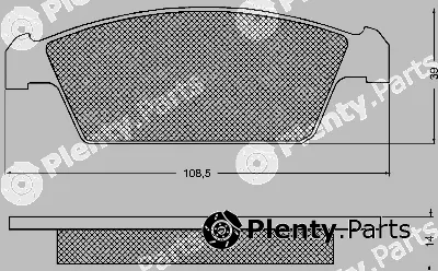 BSF 10622 — Brake Pad Set, disc brake
