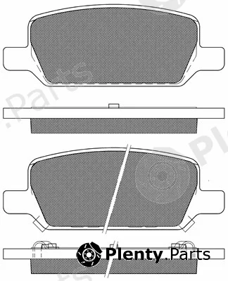 BSF 20340 — Brake Pad Set, disc brake