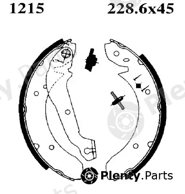 BSF 01215 — Brake Shoe Set