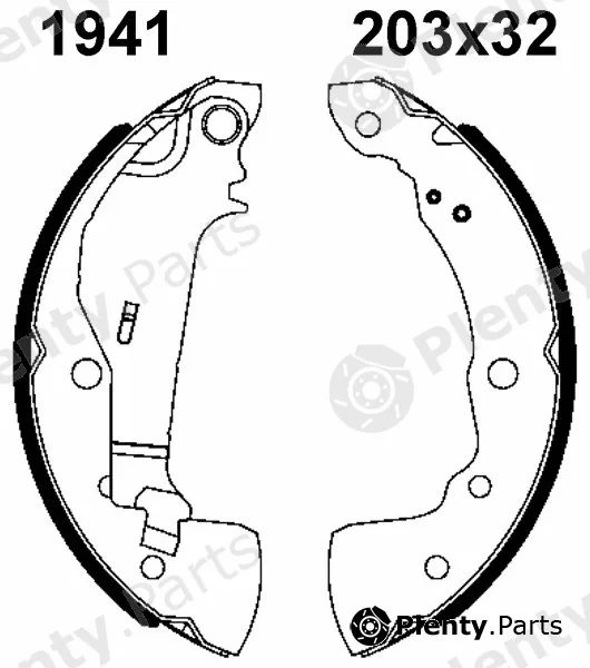 BSF 01941 — Brake Shoe Set