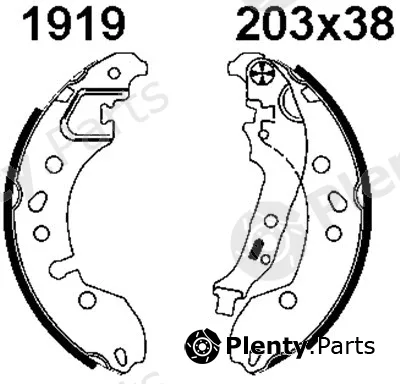 BSF 01919 — Brake Shoe Set