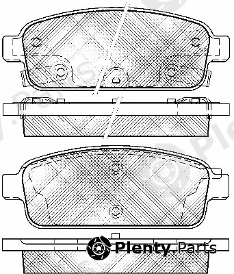 BSF 10959 — Brake Pad Set, disc brake