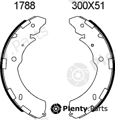 BSF 01788 — Brake Shoe Set