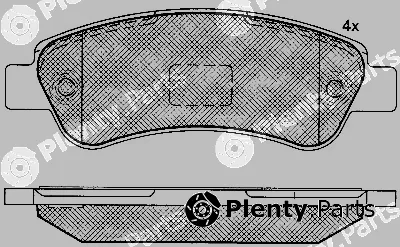 BSF 10786 — Brake Pad Set, disc brake